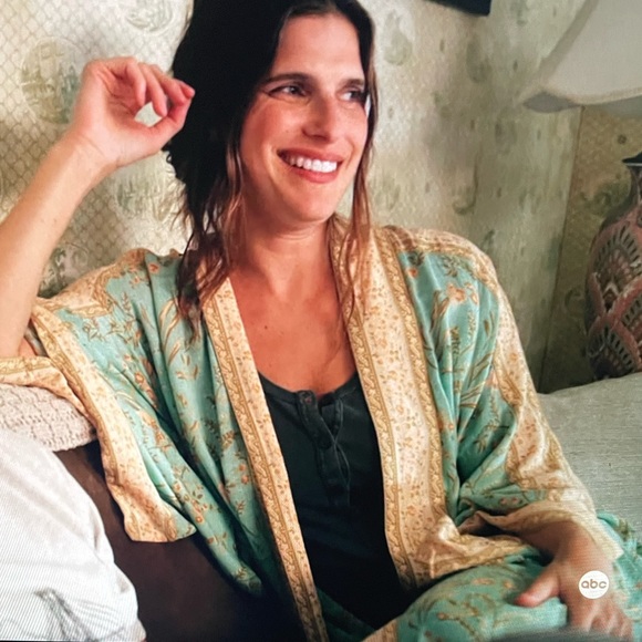 Kimono style wrap/robe/top Broadcloth cotton - Picture 9 of 12